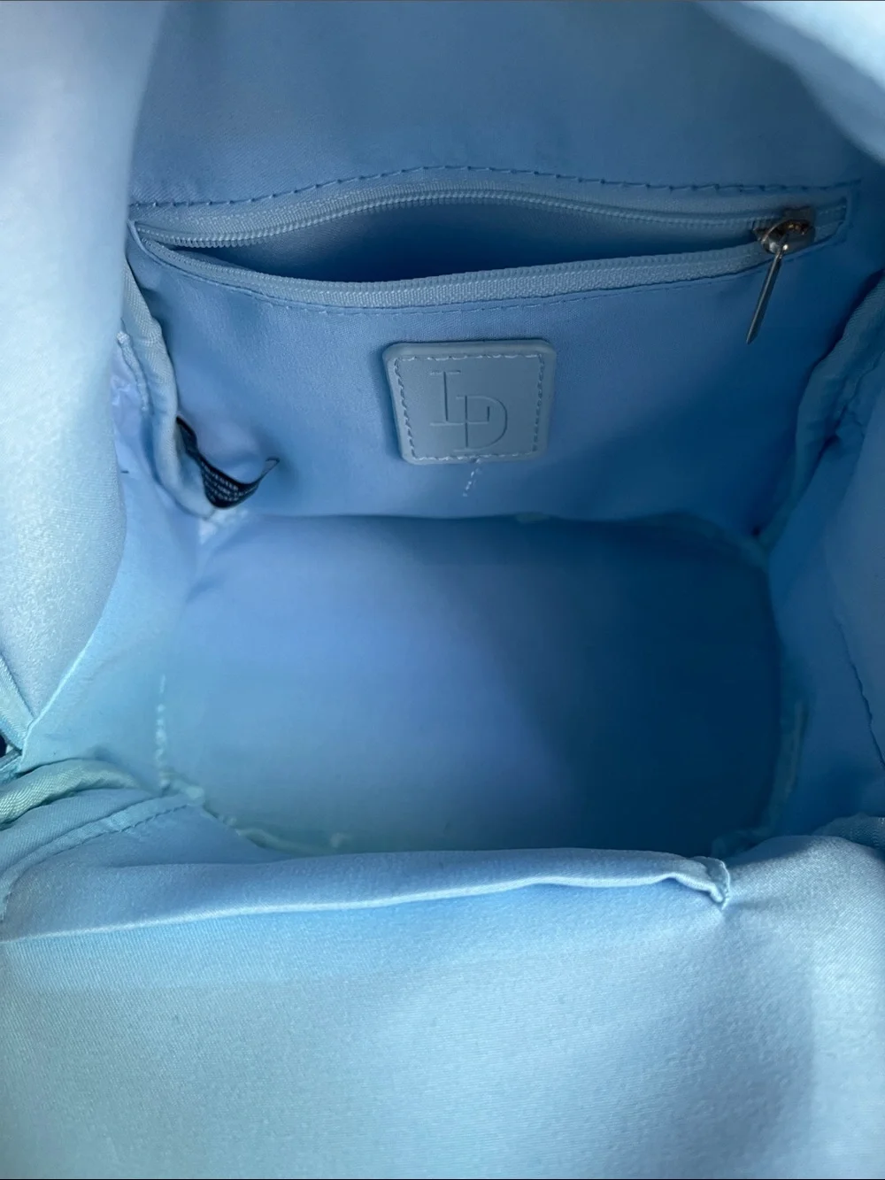 Light Blue Floral & Butterfly Mini Backpack